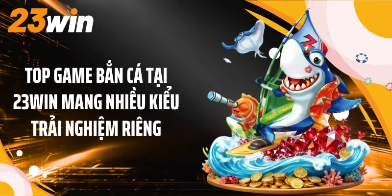 Top game bắn cá tại 23WIN mang nhiều kiểu trải nghiệm riêng